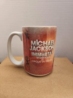 RARE Michael Jackson The Immortal World Tour Cirque du Soleil Mug - 2011 Collect